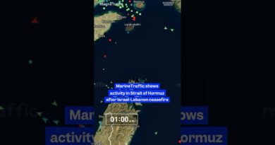Vessel traffic is open to commercial ships following a #ceasefire deal in Lebanon. #straitofhormuz