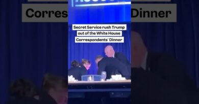 Video shows moment after shots were fired at the #WhiteHouse Correspondents’ dinner. #trump