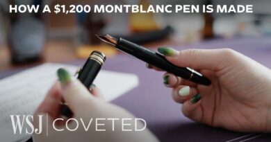 Why This $1,200 Montblanc Pen Takes Years of Training to Make | WSJ Coveted