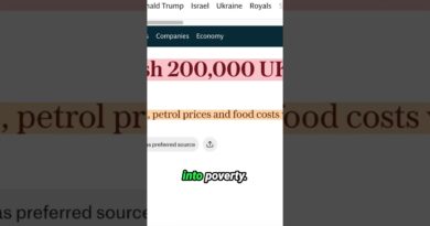 200,000 UK Families Going Into Absolute Poverty (Due To Iran War!)