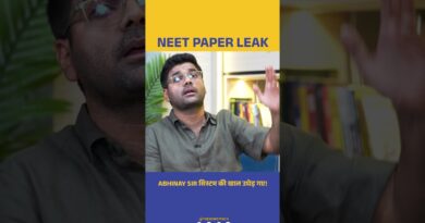 Abhinay Sir NEET Paper leak पर भयानक फटे, NTA, Education System पर क्या चैलेंज दे दिया? #abhinaysir