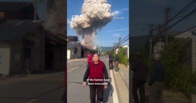 Deadly blast at Chinese fireworks factory