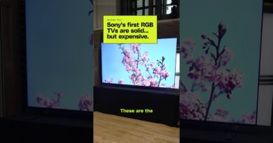 Sony’s first RGB TV is a statement piece