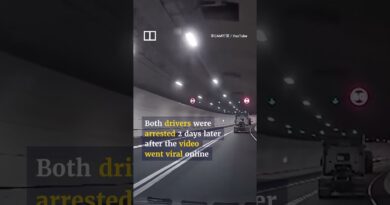 Viral video shows alleged truck racing in Hong Kong