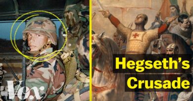What Hegseth’s tattoos tell us about the war in Iran
