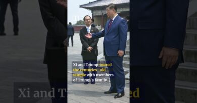 Xi and Trump tour Temple of Heaven during Beijing summit