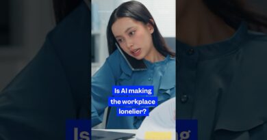AI may be making workers more productive — and more isolated. #AI #workplace #productivity