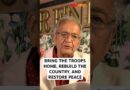 Bring the troops home, rebuild the country, and restore Peace. #GeraldCelente #TrendsJournal