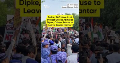 CJP Protest: Abhijeet Dipke, Others Refuse to Leave Jantar Mantar as Police Move In | The Quint