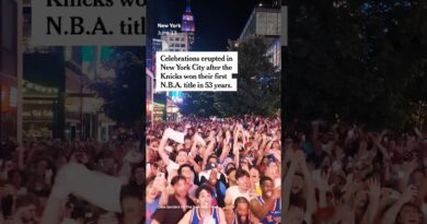 Fans Celebrate Knicks’ First NBA Title in 53 Years