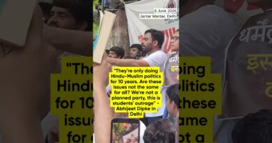 From Hindu-Muslim Politics to Student Anger: Abhijeet Dipke’s Jantar Mantar Speech | The Quint