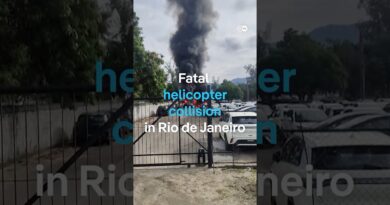 Helicopter collision leaves six dead in Rio | DW News