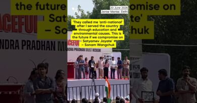 “I Served the Country, Yet They Called Me Anti-National”: Sonam Wangchuk at CJP Protest| The Quint