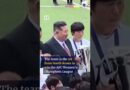 Kim meets North Korean footballers after historic win