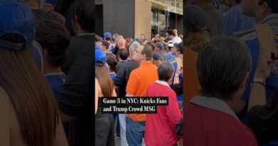 Knick Fans — and President Trump — Descend Upon MSG for Game 3
