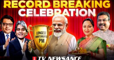 Modiji breaks Nehru’s record!!! 4399 days UNINTERRUPTED by questions | TV Newsance 345