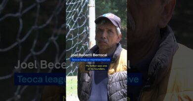 The football pitch inside a Mexican volcano crater | DW News