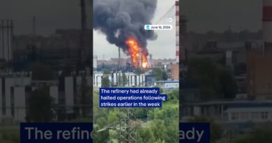 Ukrainian drones hit Moscow oil refinery | DW News