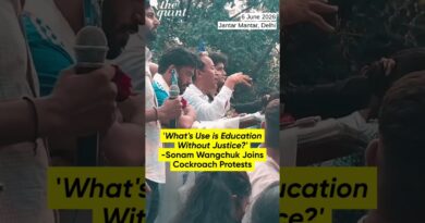 ‘What’s Use is Education Without Justice?’ Sonam Wangchuk Joins Cockroach Janta Party Protest