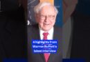 4 takeaways from #WarrenBuffett’s latest interview. #alphabet #investing #stocks #berkshirehathaway