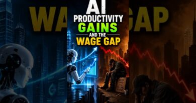 AI Productivity Gains & The Wage Gap  #ai #economy #job #technews  #innovation  #business  #shorts