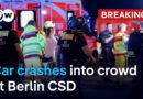At least one person has been killed as vehicle crashes into Berlin Pride crowd | DW News