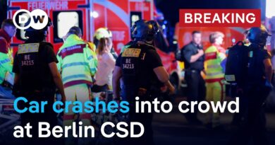 At least one person has been killed as vehicle crashes into Berlin Pride crowd | DW News
