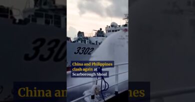 China and Philippines clash again at Scarborough Shoal