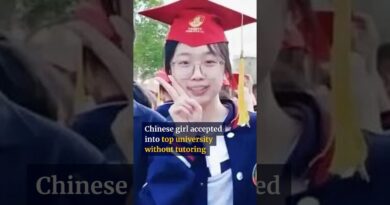 Chinese girl accepted into top university without tutoring