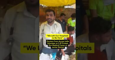 Doctors Leave Their Clinics to Volunteer at the CJP Protest Site | The Quint