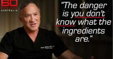 Dr Terry Dubrow’s suggestion to solve the unregulated peptides problem | 60 Minutes Australia
