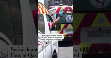 Explosions Rock Damascus During Macron Visit