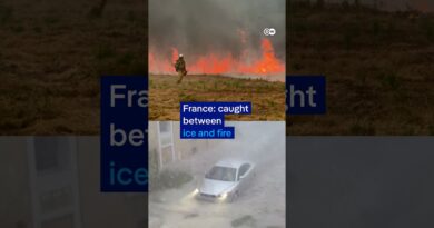 Fire and ice share the spotlight in France | DW News