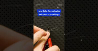 How #RollsRoyce handcrafts its starlight ceiling. #luxurycars #carcustomization #soexpensive