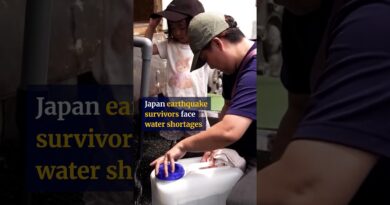Japan earthquake survivors face water shortages
