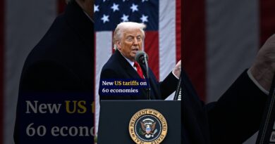 New US tariffs on over 60 economies