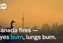 Orange skies and toxic air: Ontario wildfires spread smoke across North America | DW News