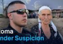 Police in Greece on patrol in Roma settlements