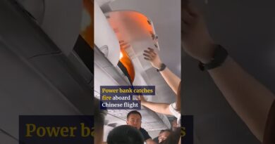 Power bank catches fire aboard Chinese flight