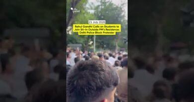 Rahul Gandhi Calls on Students to Join Sit-In Outside PM’s Residence; Delhi Police Block Protester