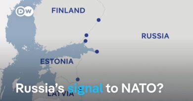Russia closes border rail crossings amid Baltic tensions | DW News