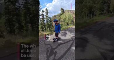 Skiing in July? on Asphalt??