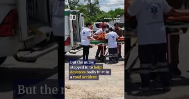 Thai female nurse breaks taboo to save monks