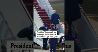 Trump Flies on New Air Force One Jet Gifted by Qatar