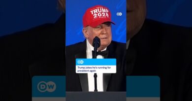 Trump jokes about running again | DW News