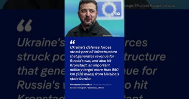 Ukraine strikes Russian oil terminal near St. Petersburg | DW News