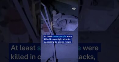 US strikes Iran bridges and collapses a tower at a key port | DW News