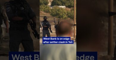 West Bank on edge after Israeli settlers, Palestinians clash in Tell | DW News