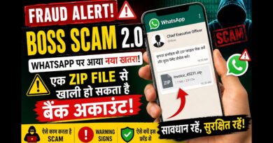 WhatsApp पर आया नया Boss Scam 2.0! एक ZIP File से खाली हो सकता है बैंक अकाउंट | Fraud Alert