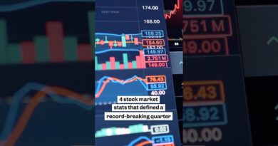 Why the #stockmarket had such a wild, record-breaking #quarter. #investing #AI #techstocks